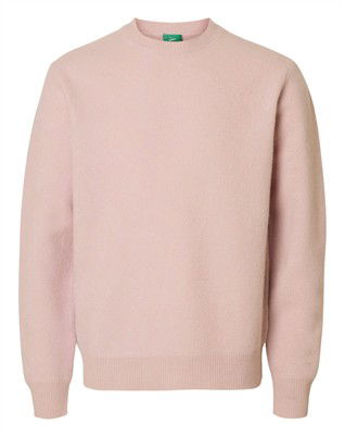 ANRRagi Knit Wool Crew Neck Strik